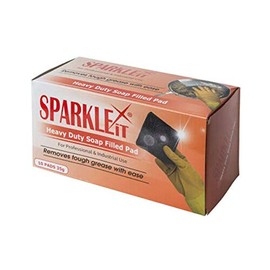 We Can Source It Ltd - Heavy Duty 35g Soap Filled Pads for Commercial and Industrial Use - Pack of 10 Brillo Like Soap Scourer Pads