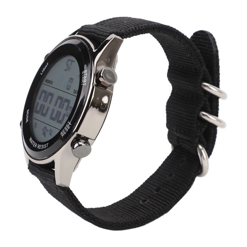 Men Digital Sports Watch Waterproof Alarm Countdown Dual Time Zone