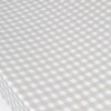 Deluxe Anti Roll Wedge Baby Changing Mat, Oat Gingham, Waterproof