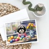 Caroline's Treasures DAC6902GCA7P Decorating Easter Shih Tzu Greeting Cards Pack