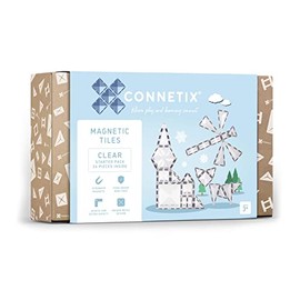 Connetix Tiles Clear Starter Pack 34 Piece