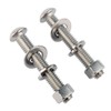 VAMUOEFL 3/8-16 Bolts, 1-1/2" Button Head Socket Cap Bolts Screws