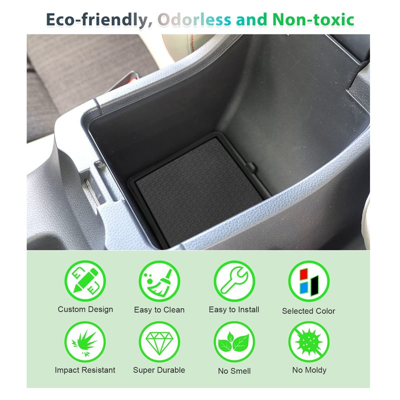 GAFAT Compatible Honda HR-V 2022-2024 Rubber Mats - Centre Console