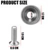 JNNJ 10 Pieces M6 Mudguard Washer Engine Compartment Dress Up