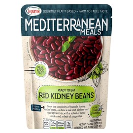 Mediterranean, Ready to Eat Red Kidney Beans, Gluten Free, Plant Based, Vegan, No Preservatives, No Colorants, No Artificial Flavors, 14.1 Oz (Pack of 1)