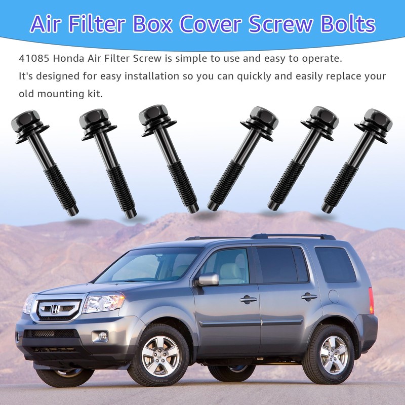 41085 Engine Air Filter Box Cover Screw Bolts-Compatible Air Cleaner