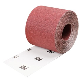 Shineboc Sandpaper Roll 60 Grit 93mm x 10m Sandpaper Roll for Hand Sanders Wood Metal Red
