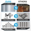 MECCANIXITY 60Pcs Slotted Split Roll Pins 1/10 Inch(2.5mm) Dia. 1/2