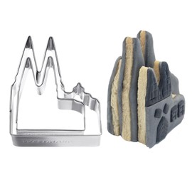 Westmark Ausstecher Kölner Dom – Edelstahl Plätzchenausstecher für Köln Fans – Präziser Keksausstecher für Teig, Käse, Gemüse & Party Deko, 8 cm