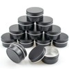 Foraineam 60 Pack 1 oz. Aluminum Round Lip Balm Tin