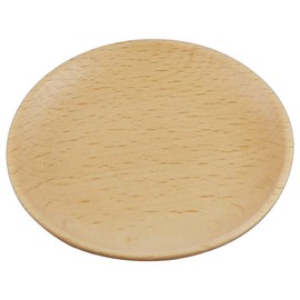 Alphax 902454 Small Plate, Wood Grain, 3.1 x 0.4 inches (8 x 1 cm), Beech, Blister Plate