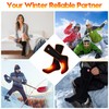 Rabbitroom Men Heated Socks Upgraded Rechargeable Socks for Women Men
