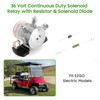 10L0L Golf Cart 36 Volt Continuous Duty Solenoid Relay with