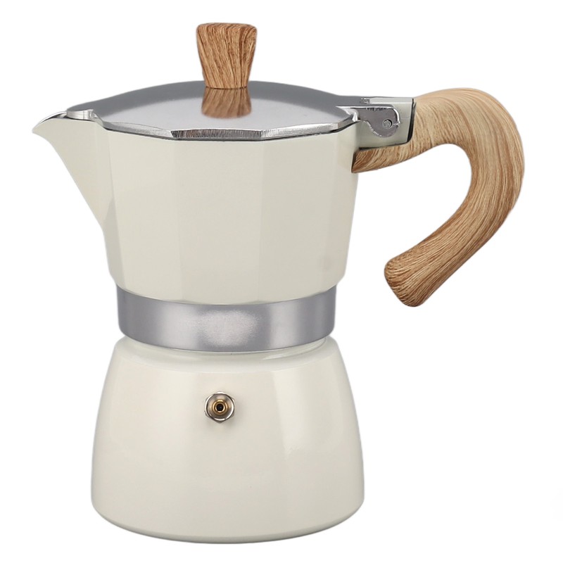 Moka Coffee Pot Octagonal Aluminum Classic Portable Hand Brewing Coffee