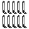 sourcing map 10Pcs L-Shaped Brackets Corner Brace, 2.87"x0.94"x0.59" Corner Bracket