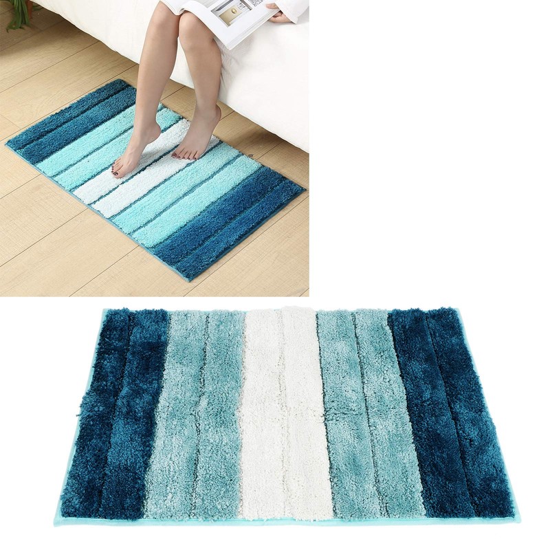 Alvinlite Bath Mats, Absorbent Bathroom Rug, Microfiber Bathroom Floor Mat,