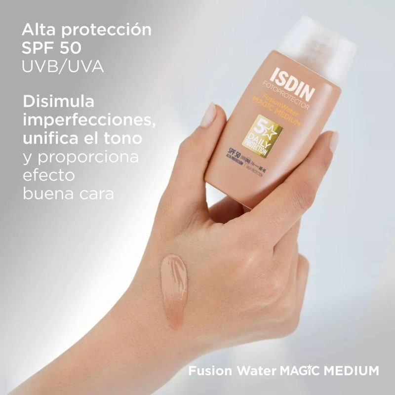 Isdin Fotoprotector Facial Fusion Water Color Spf 50, 50 Ml