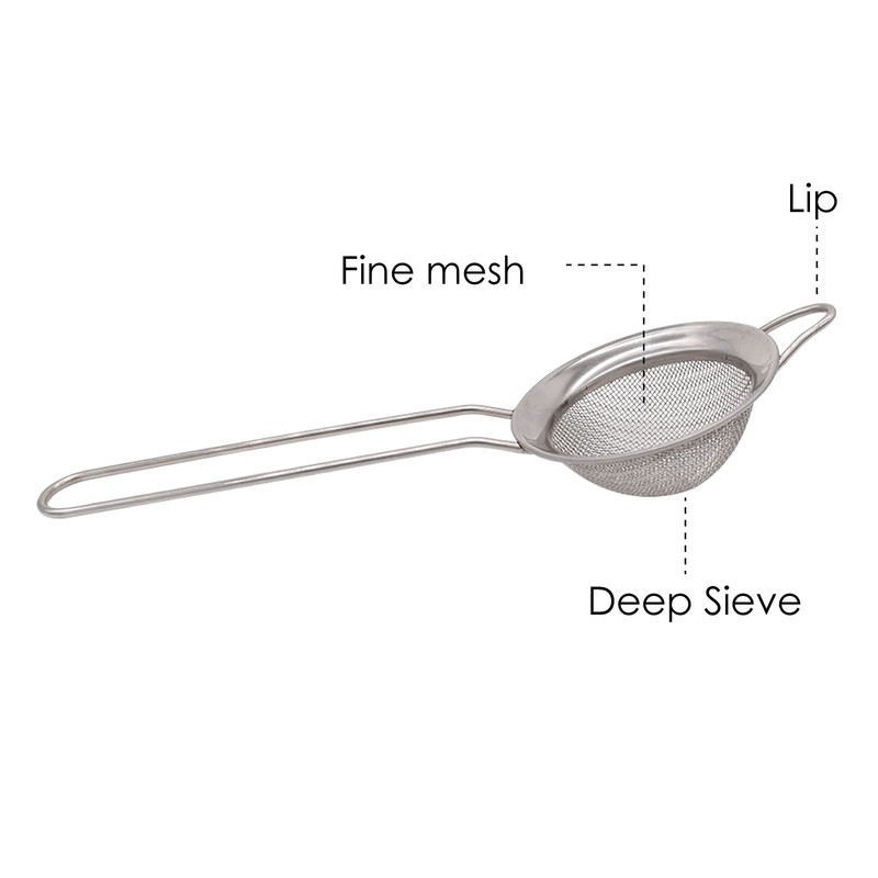 TRIXES Tea Strainer - Loose Leaf Tea Sieve - 6.7cm