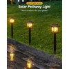 Albelt Solar Pathyway Lights Outdoor, 8 Pack Waterproof Solar Garden