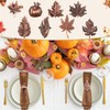 Suttmin 8 Sets Fall Thanksgiving Cloth Napkins and Napkin Ring