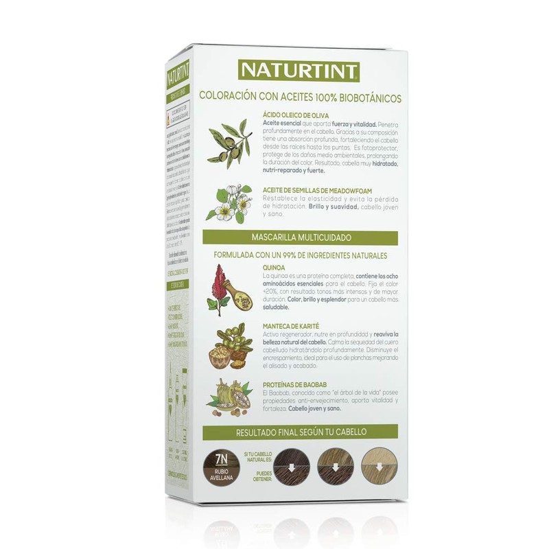 Naturtint permanent hair colour.