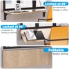 RedCall 24inch Floating Shelf Bracket,Garage Heavy Duty Folding Shelf Brackets,Wall