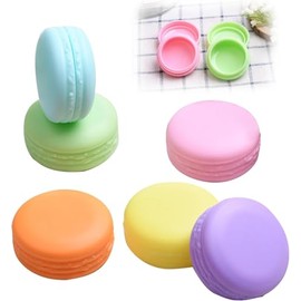 Cream Containers, Ointment Containers, Divided Containers, Set of 6 Colors, Box, Travel, Lightweight