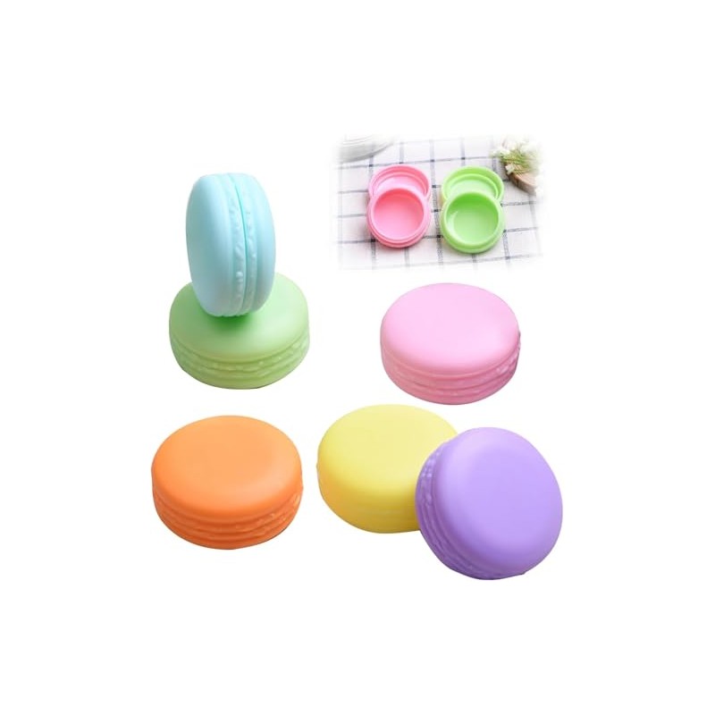 Cream Containers, Ointment Containers, Divided Containers, Set of 6 Colors,