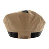 Dolce & Gabbana Beige/Black Solid Signature Modern Flat Cap-ayered Brim