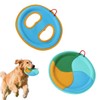 Lyreh 2pcs Dog Pool Toys, 2 Styles Floating Flying Disc
