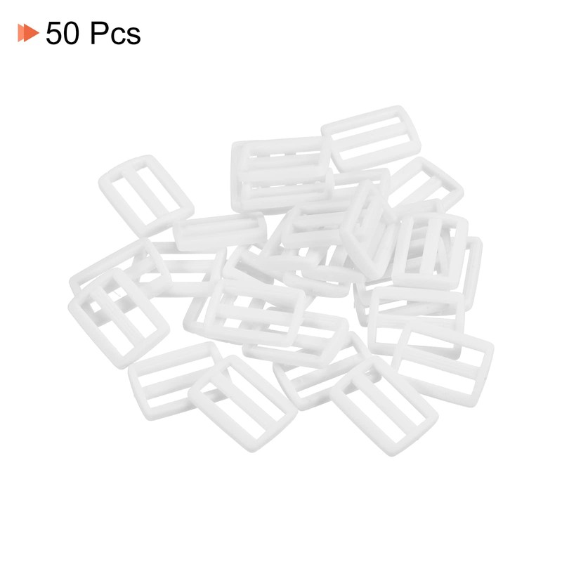 PATIKIL 5/8 Pulgadas Triple Deslizamiento Hebillas, 50 Paquetes Correas Cierre