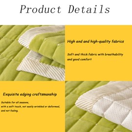 Dfcdcoo Couch Cover,Sofa Cover Sectional Couch Covers,Plaid Quilted Suede Sofa Cover, Super Soft Non Slip Sectional Furniture Couch Covers (Coffe,Waist pillowcase/13x13in)