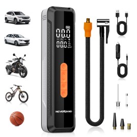 NEVERLAND Tire Inflator Portable Air Pump 20000mAh Compressor Car/Bike/Motor