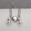 Deluxe 2x Collares Dinosaurios Iman Pareja Colgante Hombres Mujeres