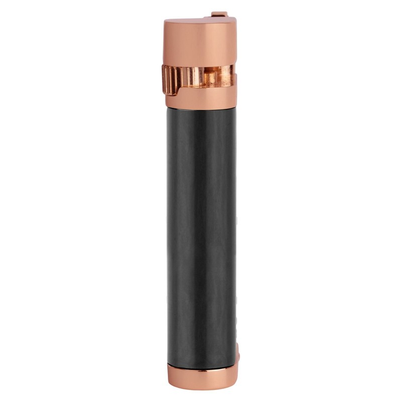 Xikar Pipeline Pipe Lighter Black Rose Gold 595BKRS Classic Styling