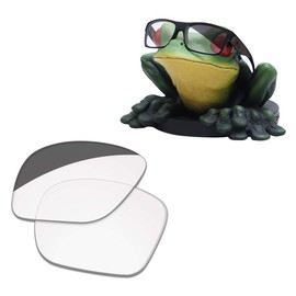 Acefrog 1.4 mm Thick AR Coated Polarised Replacement Lenses for Oakley TwoFace OO9189 Sunglasses, HD Clear to Photochrome