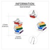Books Earrings Sterling Silver Classic Stack of Books Earrings Librarian