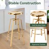 Vogue Furniture Direct Gold Bar Stools Set of 2, Adjustable