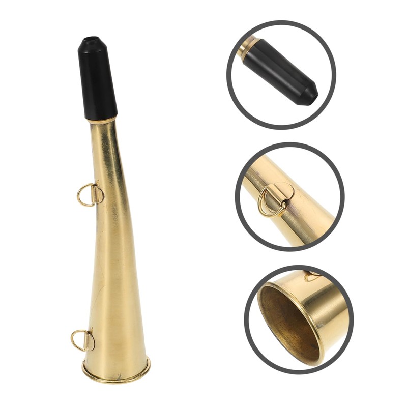 Kisangel Portable Railway Horn Bull Horn Design for Loud Sound