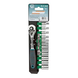 Mannesmann Brüder M29114 Socket Spanner Set 14 Pieces