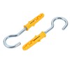 uxcell 5pcs 8mmx40mm Self Drilling Drywall Anchor with 18.5mm Inner