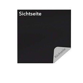 Sheet Metal Cut to Measure Aluminium 1.5 mm Colour-Coated in RAL 9005 (Deep Black) - One Side with Protective Film - 10 x 85 cm (100 x 850 mm)