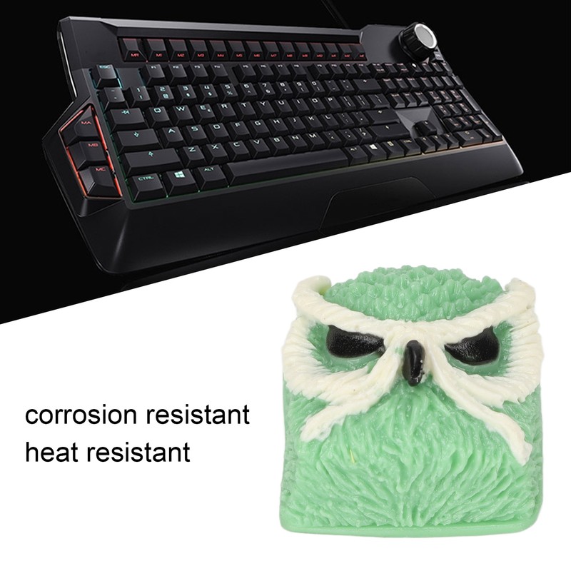 Custom Keycap Hand Carved Owl Pattern OEM R4 Gaming Resin