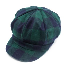 ZLYC Womens Classic Newsboy Caps Visor Cabbie Hat Flat Caps