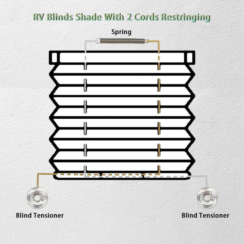 Antfly RV Pleated Shade Repair Kit, Pleaded Shade Repair Kit,