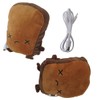 INGQI USB Hand Warmers Cute USB Heating Gloves Half Wearable