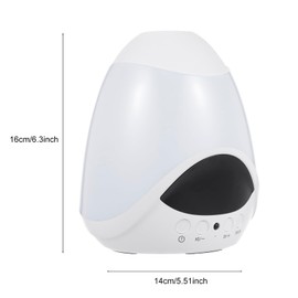 Star Projector, RGB Ambient Light, Dual Alarm Clock with Snooze, White Noise Machine with 16 Soothing Sounds, Bedroom Night Light, BT Speaker, Timer, Temperature Monitor Display, with Remote Control