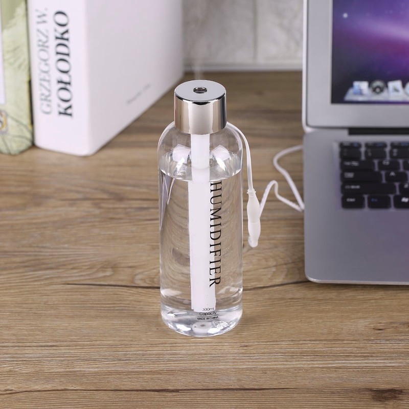 300ml Mini Air Diffuser Mist Maker Portable USB Water Bottle