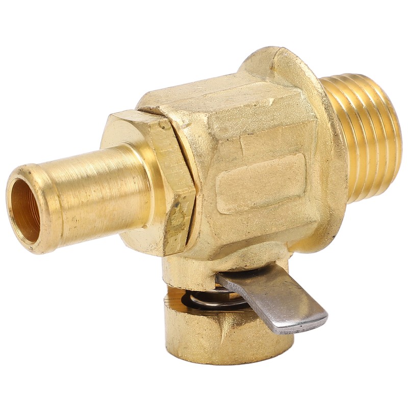 F110N Engine Oil Drain Valve with LC‑10 Lever Clip 3/8‑18