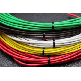 Audiopipe 16 GAUGE 6 WAY TRAILER WIRE KIT 100 FT EA LIGHT BRAKE POWER GROUND BATTERY AWG